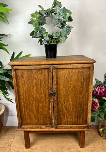 Vintage antique oak meat safe - vintage,
