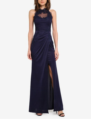 Lipsy navy maxi - 14, 12
