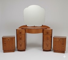 Art deco dressing table and - dressing,