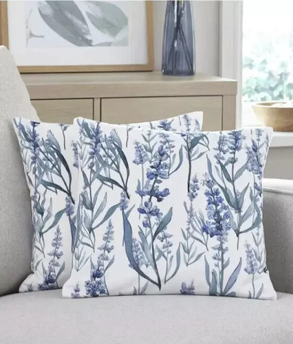 Lavendar design velour floral - lavendar,