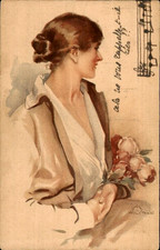 1920 Dutch Postcard - Artist