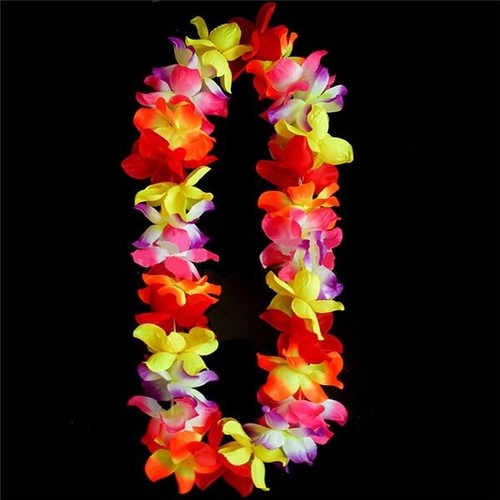 Rainbow hawaiian flowered - rainbow,