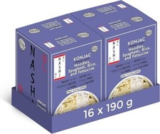Nashi Konjac Shirataki Mix 16×190g | Keto, Vegan, Low-Calorie, Odour-Free Noodle