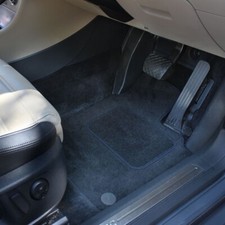 CITROEN C4 2018 ON 7 SEATER  TAILORED BLACK CARPET CAR MATS - CHOOSE YOUR EDGING