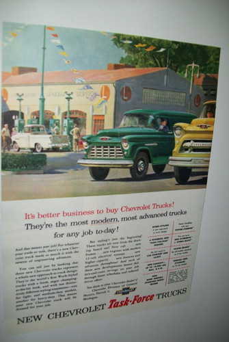 1955 chevy cameo pickup - chevy,