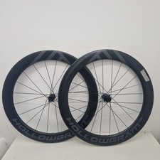 Hollowgram Knot 64 carbon wheelset, Disc brakes. TLR. Shimano freehub.