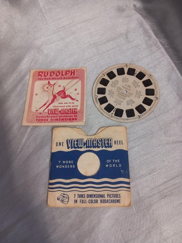 Viewmaster reel rudolph the - viewmaster, "the