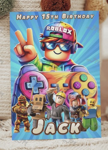 Roblox personalised birthday - personalised,