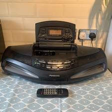 Panasonic RX-ED77 boombox ghetto blaster  with remote. See description.