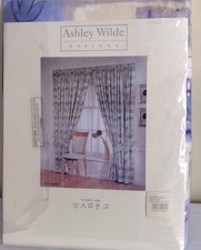 Ashley Wilde Fully Lined Curtains Flinders Lilac 168 cm x 137 cms 66 x 54 inches