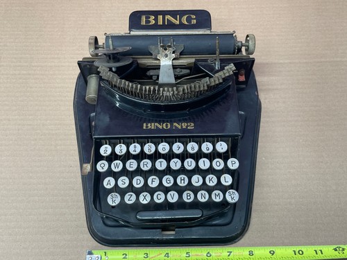 Bing typewriter vintage - bing, no.2