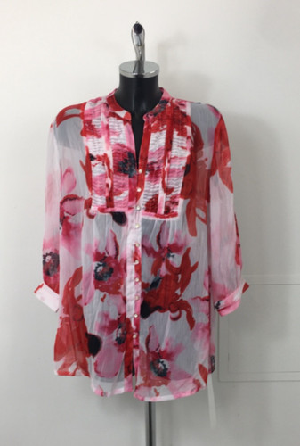 Heather valley coral print - heather,
