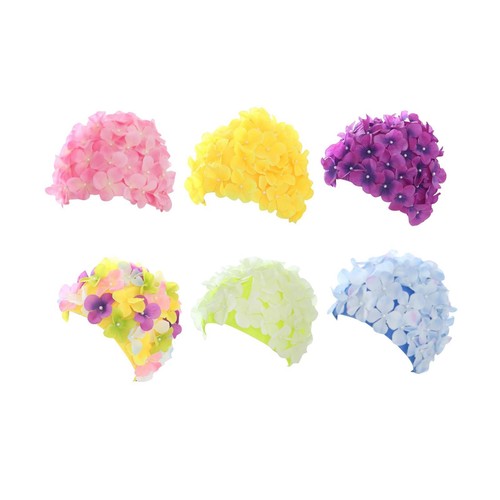Flower swim cap three - cap,
