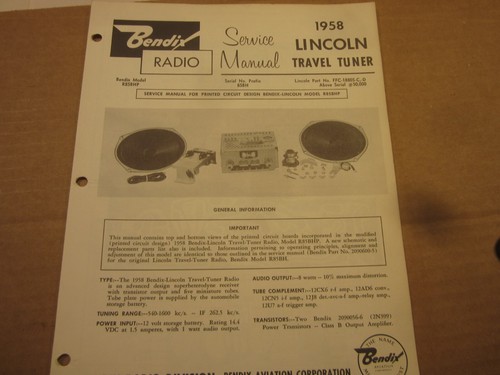 1958 lincoln bendix - 1958, travel