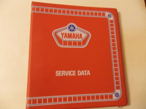 Yamaha service data manual - service,