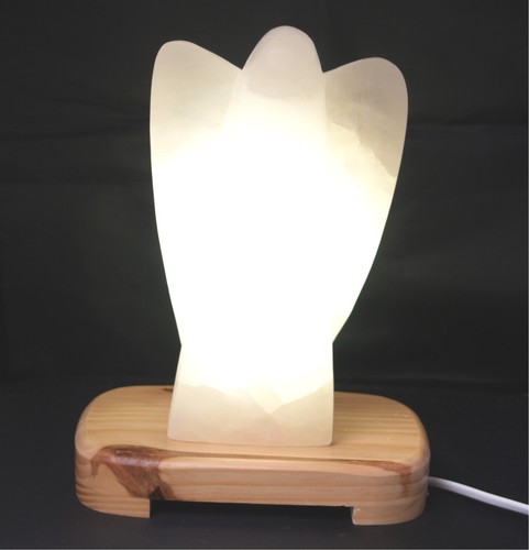 Selenite angel led - angel, high