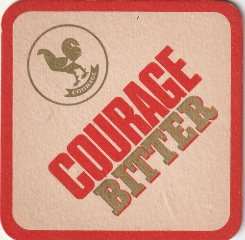 Beer mat courage australia - -,
