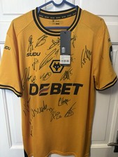 Signed Wolves Shirt 2024-25. Premier League.