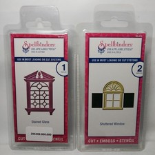 2 Packs Spellbinders Dies