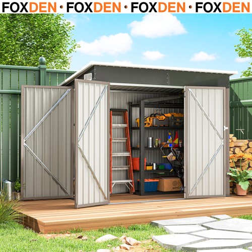 Metal garden shed 4 3ft - garden,
