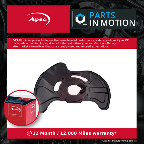 Brake disc splash panel fits - brake,