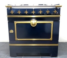 LA Cornue ?Dual Fuel LPG⚡️Five Stars Range Cooker in Blue& Brass Trim .