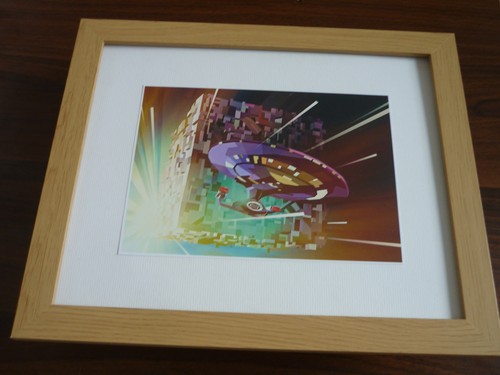 Framed 10x8 poster - framed, film