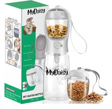 Mydaisy Dog On The Go Water Bottle and Food Container for Pets