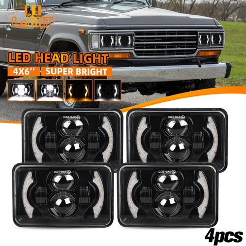 4pcs 4x6 led - 4pcs,