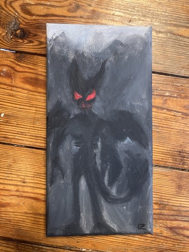 Standing acrylic on - standing’,