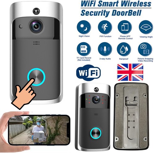 Wireless smart video doorbell - video,
