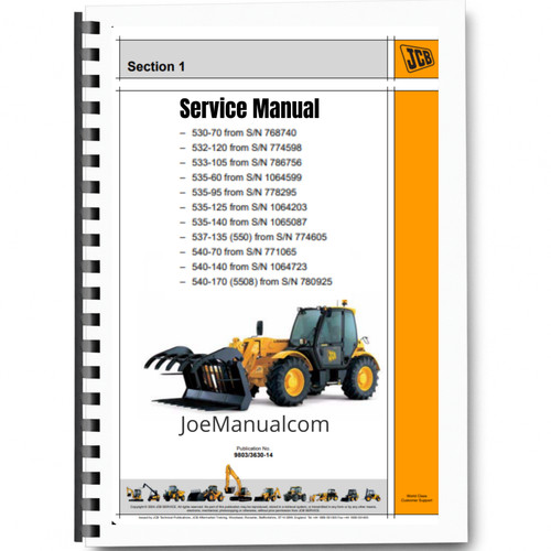 Jcb 530 532 120 - 530-70, 532-120