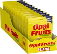Opal Fruits Original Retro Sweets 138g Full Case - 12 Bags (Limited Edition)