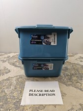 2x Addis Large Washing Up Bowl With 12L Capacity In Air Blue