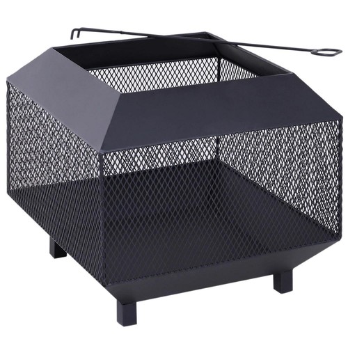 Metal firepit patio heater - firepit,