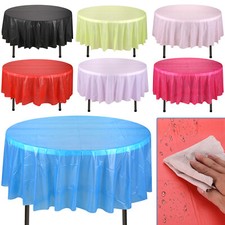 84" Large Round  Plastic Table