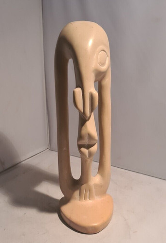Besmo carved stone statue - stone, made