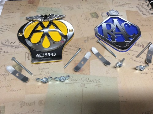 Classic car badge and - car, rac