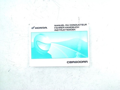 Owners manual honda cbr - cbr, rr