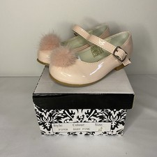 GIRLS MARY JANE SHOES UK 5 SPANISH STYLE BABY PINK OCCASION DRESS SEVVA PIPER
