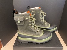 New! Mens SOREL x Concepts Caribou Rein WP Surplus Green Boots. Size 8.5. Nice!