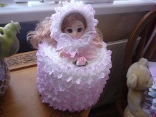 KNITTING IN LACE TOILET ROLL