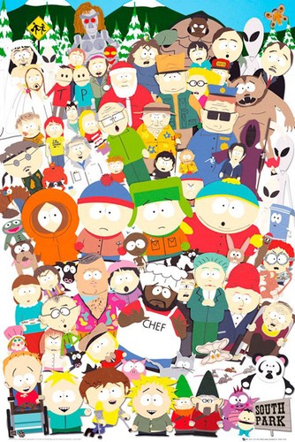 Poster studio south park - south,