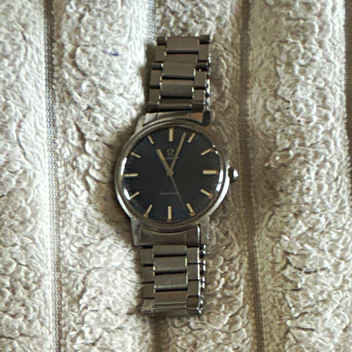 Omega men analogue stainless - men's,