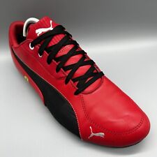 Puma Drift Cat 5 Red Leather 304946-04 Driving Shoes Mens UK 9.5 Trainers Shoes