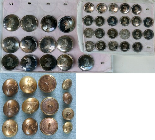Antique livery buttons eagle