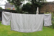 NB279 Kelly Hoppen 100% Cotton Duvet Cover & P/cases 84" Wide