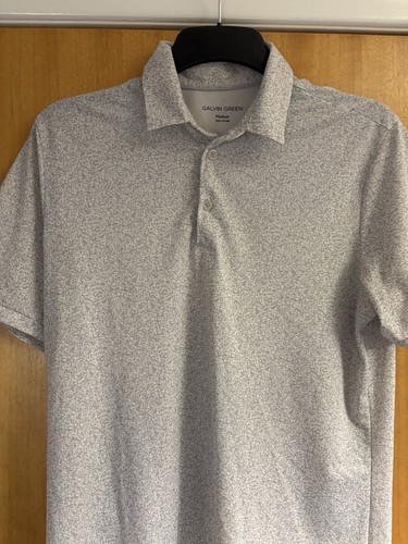 Galvin green medium polo shirt - green,