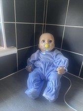 Baby Boy Talking Doll With Dummy And Nappy