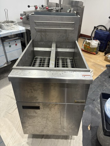 Two tank chips fryer - chips,